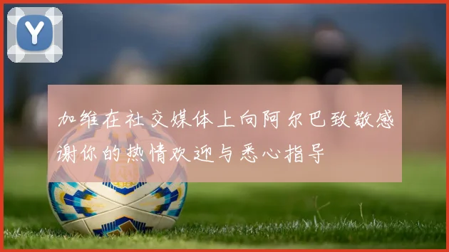 加维在社交媒体上向阿尔巴致敬感谢你的热情欢迎与悉心指导